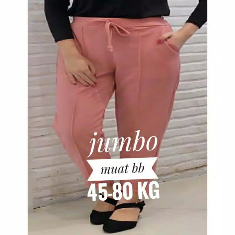 Celana Doty Basic Pants Scuba Jumbo