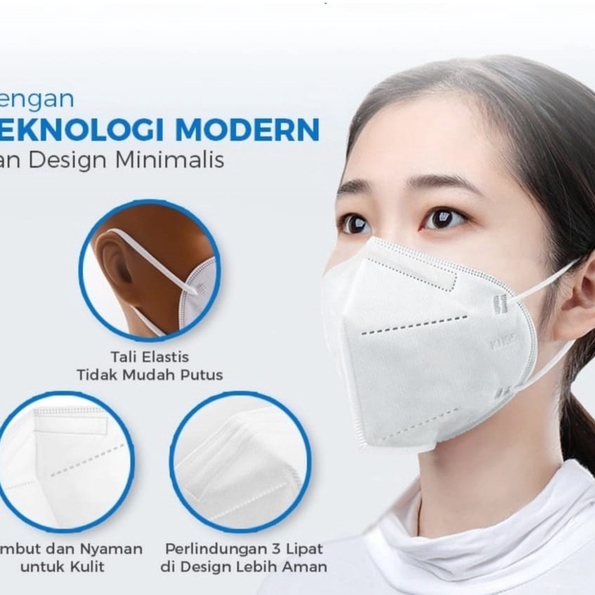 MASKER KN95 5PLY ISI 10PCS / PACK