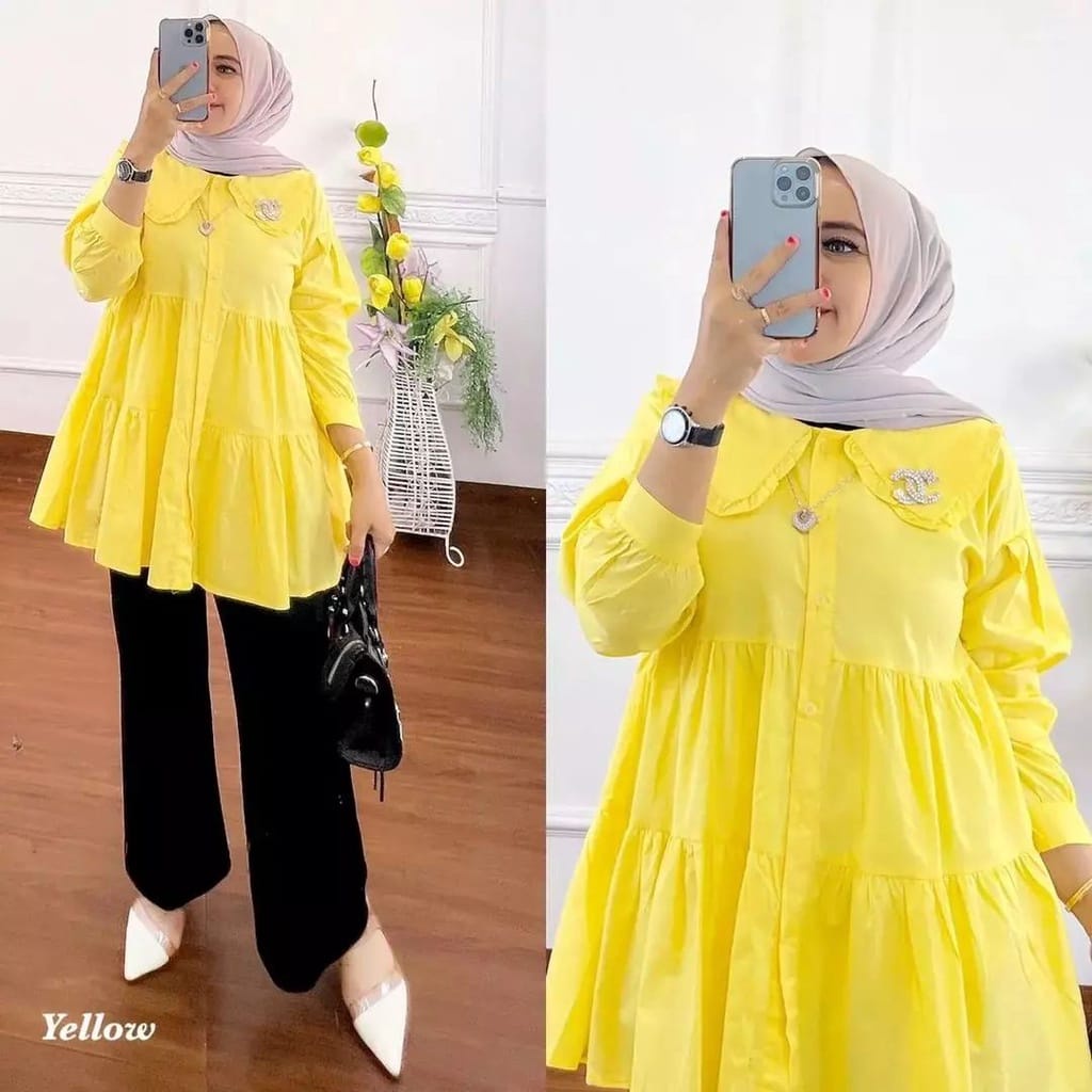 LAMORA BLOUSE / BLOUSE CANTIK / BLOUSE ELEGAN / BLOUSE KEKINIAN / BLOUSE