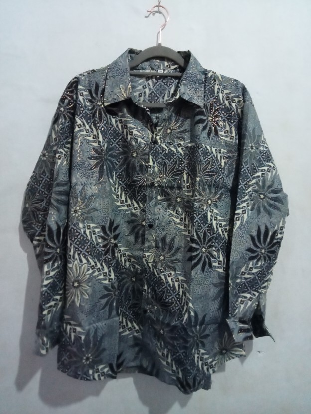 Kemeja Batik Lengan Panjang Pria | Batik Jumbo | Baju Batik Besar Bigsize Oversize Xxl Xxxl