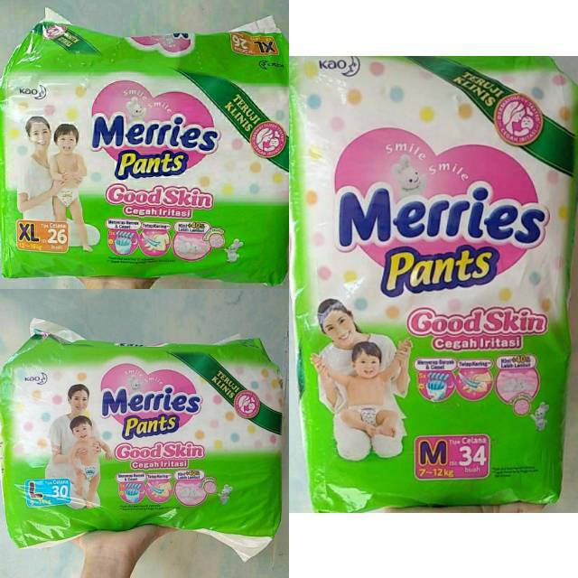 Merries pants good skin xl26 m34 l30 xl m l 26 34 30