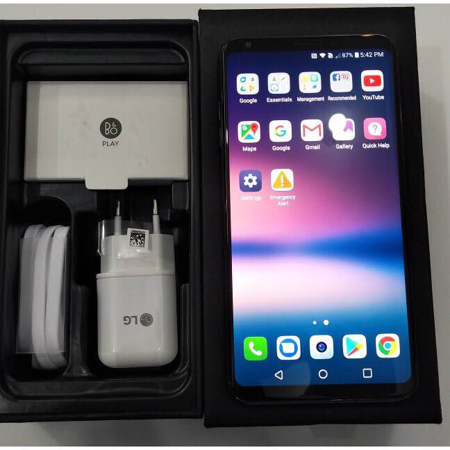 Lg V30 Plus 128gb Ram 4gb Second Mulus Original Fullset 5 0 Shopee Indonesia