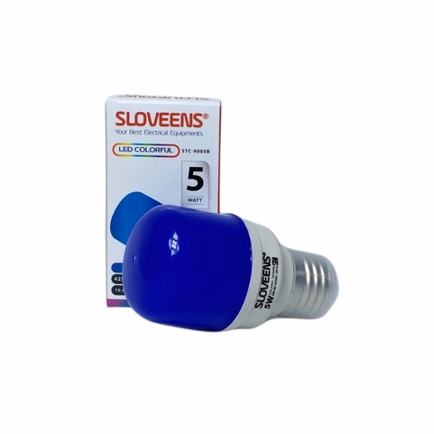 Sloveens LED Colorfull Lampu LED Warna 5 Watt