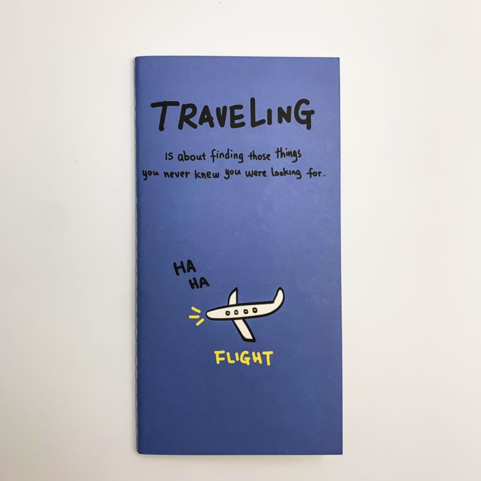 

[RESTOCK] Notebook Buku Tulis Diary Mini Book Scrapbook Goal To Do List - Traveling