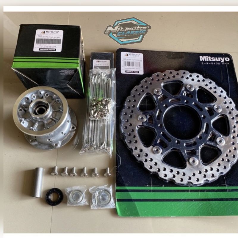 Tromol KLX Tromol depan dtraker impor set piringan dtreker Floating pnp cb gl mp tiger dan shok ninj