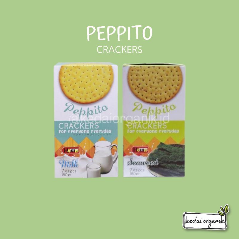 

Peppito Crackers Milk / Peppito Crackers Seaweed