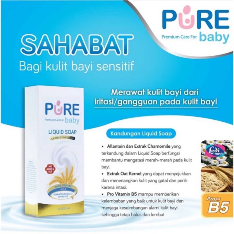 Pure Baby Liquid Soap 230ml / 80ml sabun bayi cair