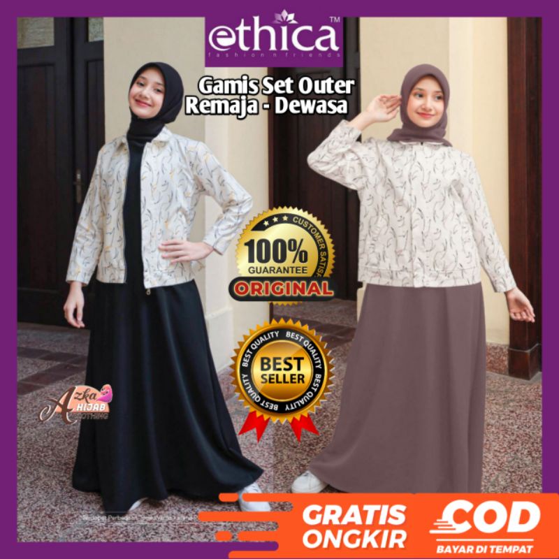 GAMIS OUTER SET ETHICA ORIGINAL MIKHAYLA 03 / GAMIS ETHICA MIKHAYLA 03 / GAMIS SET OUTER JUMBO / GAM