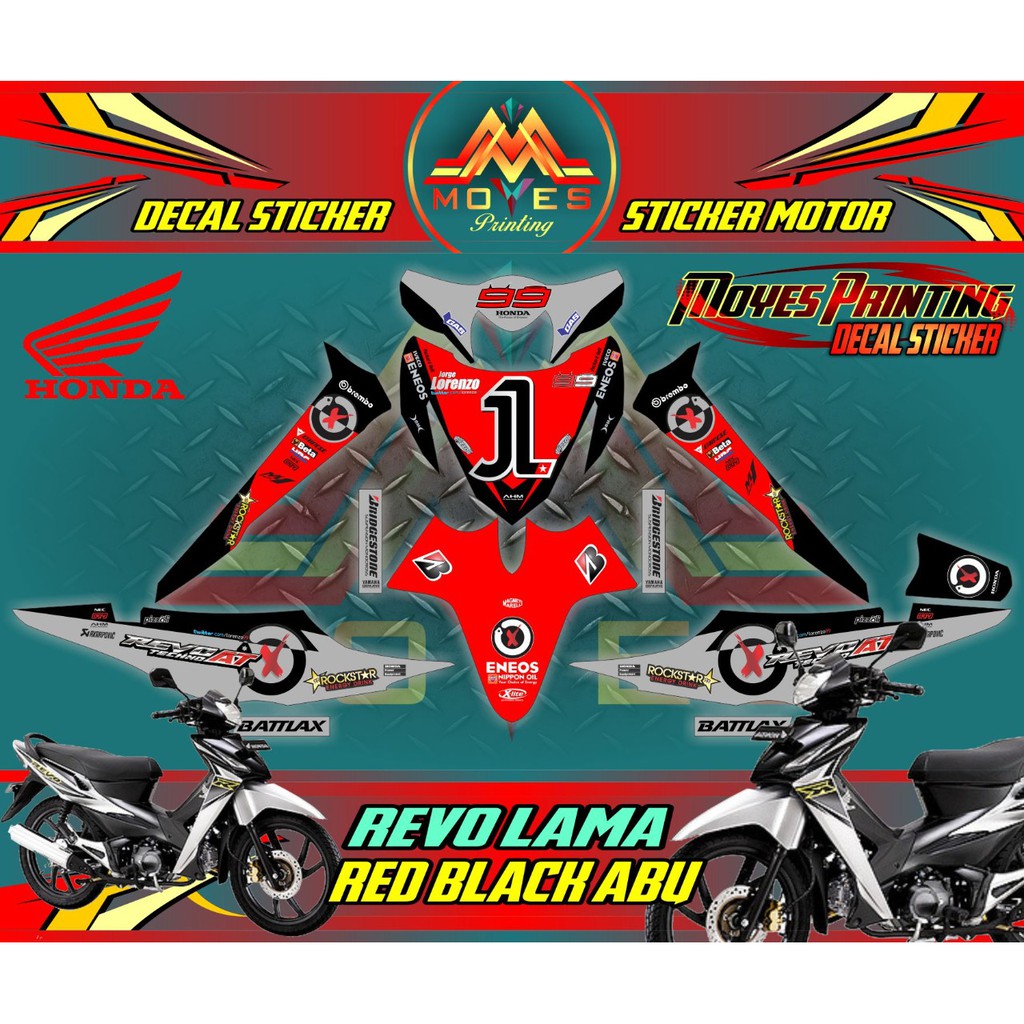 stiker motor revo lama full body decal stiker revo lama full body stiker revo lama