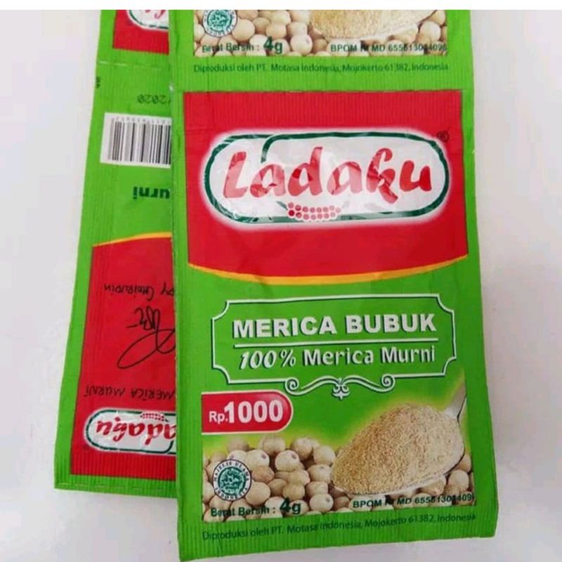 Ladaku Merica Bubuk Renteng (1 Renteng 12 sachet)