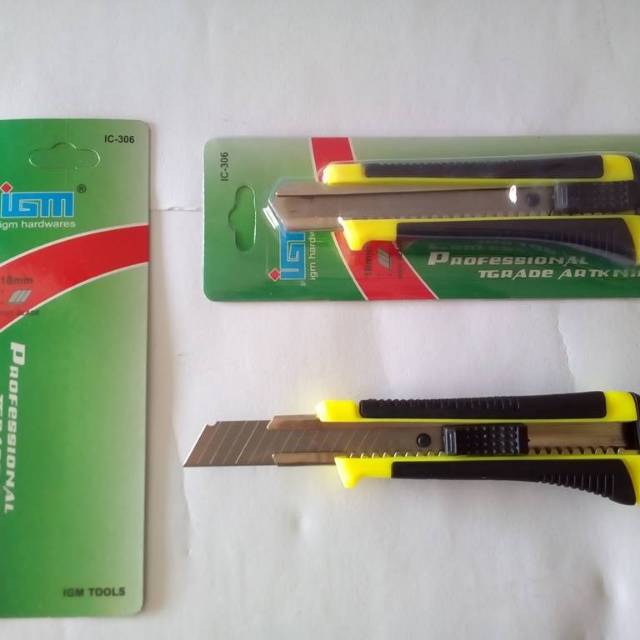

Pisau Cutter Gg Karet / Pisau Cutter IGM