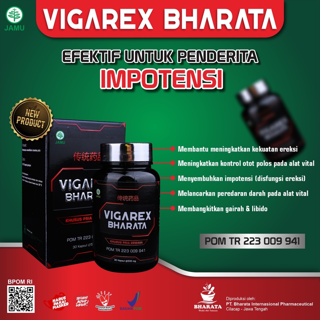 Obat Herbal Stamina Pria Dewasa Vigarex Bharata
