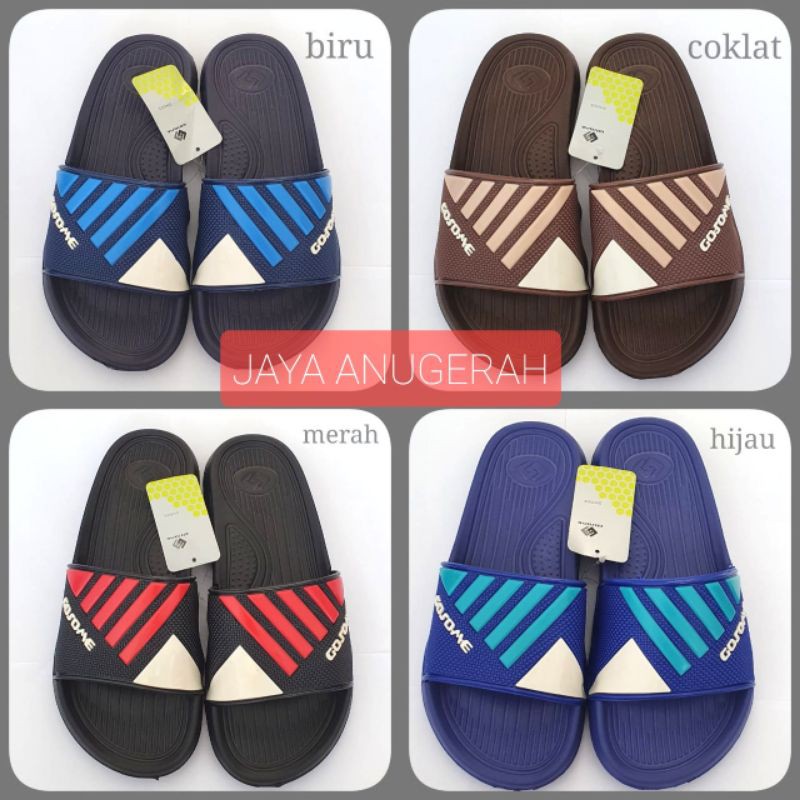 SANDAL SELOP KARET MOTIF TRENDY DENGAN BAHAN KARET RINGAN DAN HALUS