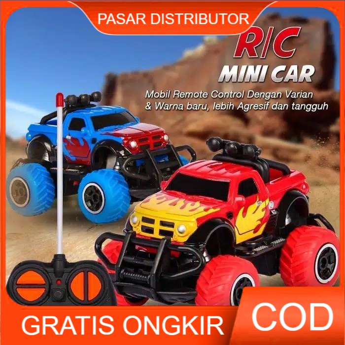 Mainan Mobil Remote Kontrol RC Rock Crawler Mobil Remote Control Jeep Off Road Mini Bentuk Unik Dan Aman RC Car SNI Mainan Terbaru