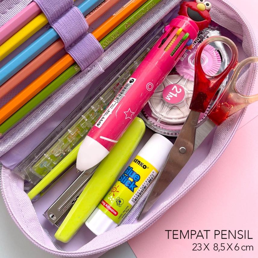 

RO3❋ Tempat Pensil JS6523 Unicorn Kotak Pensil Lucu Karakter Anak Perempuan Banyak Peminat