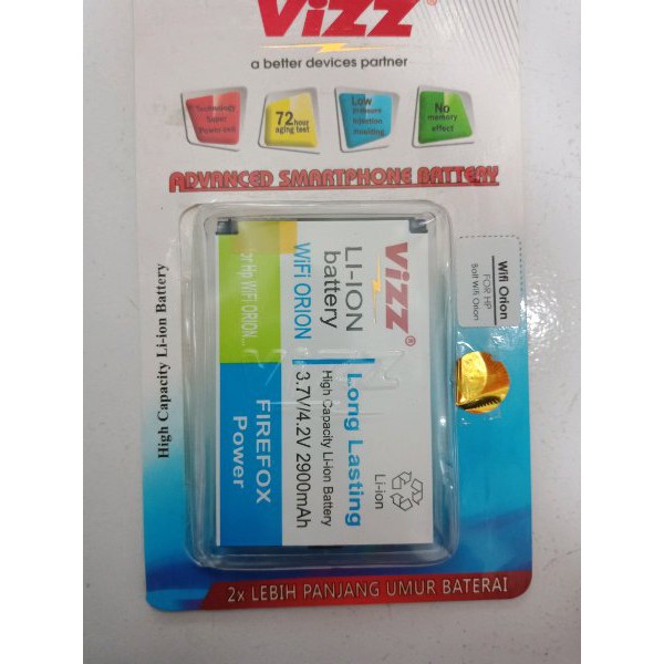 Battery Baterai Vizz Wifi ORION Original Double Power