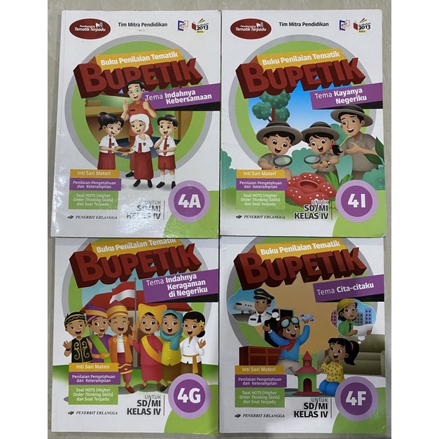 BUPETIK SD/MI KRLAS 4A 4F 4G 4I (BEKAS)