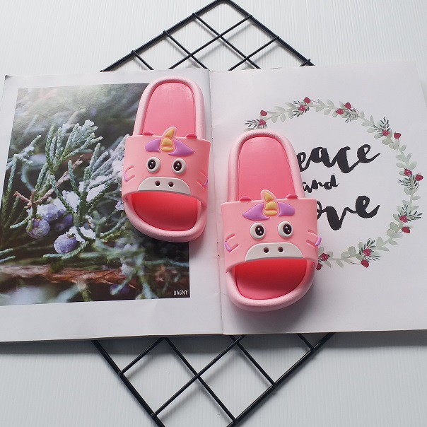 HappyOliver FAIRY UNICORN Sandal Anak Perempuan Bahan Karet Model Lucu 0-5 Tahun Import