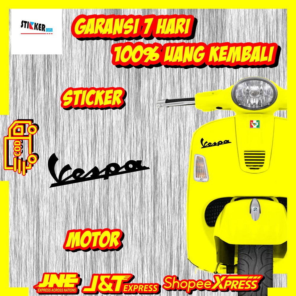 STICKER STIKER MOTOR VESPA SCOOPY CUTTING MINI LIMITED