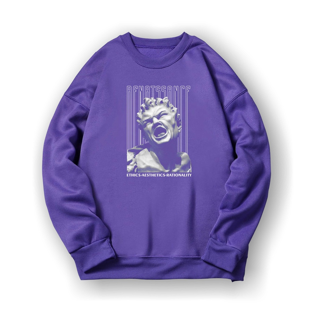 Statue Ethics Basic Sweater II Statue Ethics Sweater Crewneck Sz M - XL ( Pria &amp; Wanita )