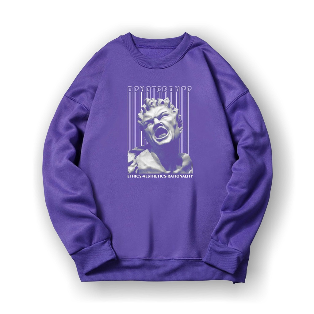 Statue Ethics Sweater Crewneck || Statue Ethics Basic Sweater Sz M - XL ( Pria &amp; Wanita )