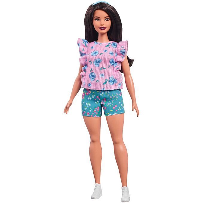 Barbie Fashionistas 78 Doll Floral Frills Mainan  Boneka 