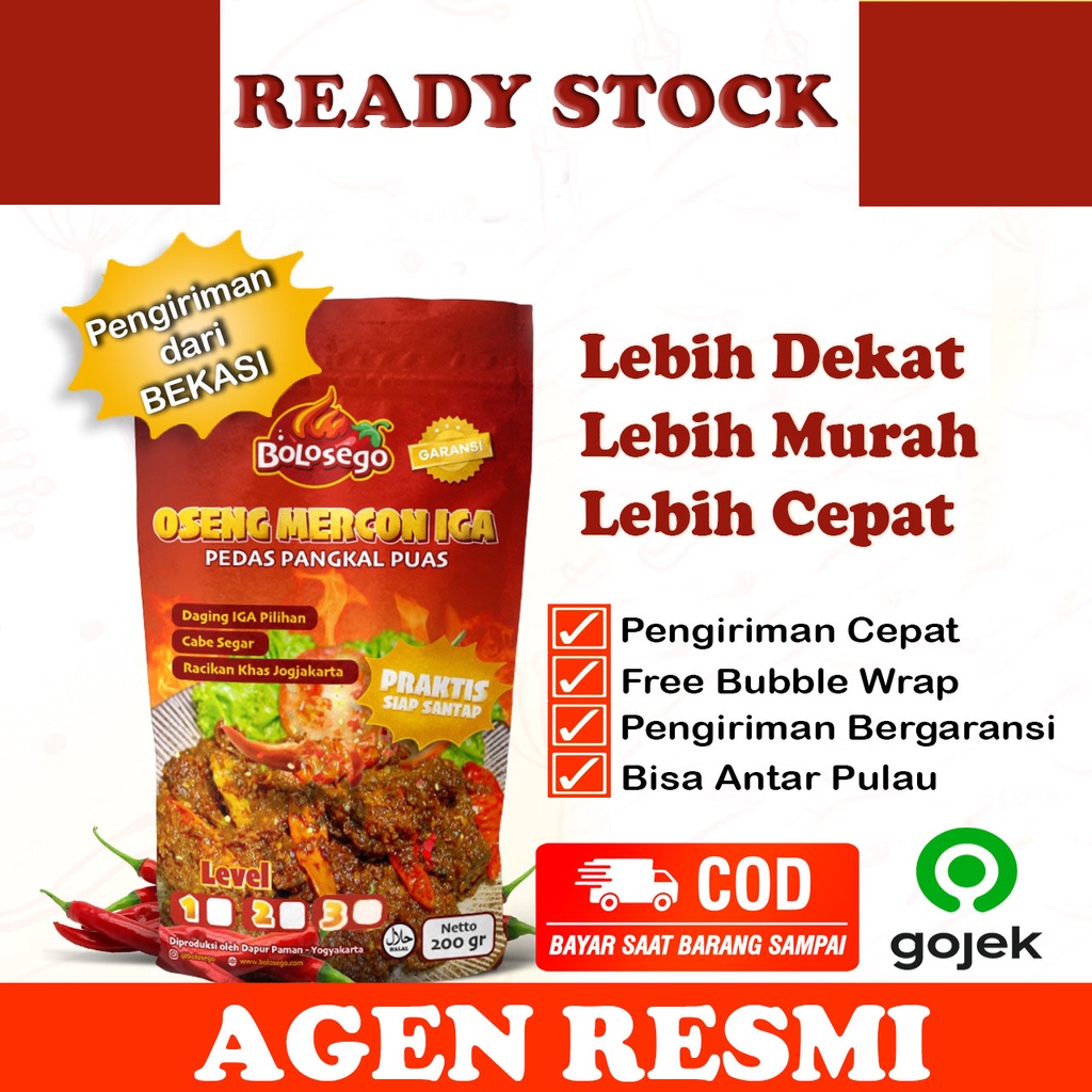 [BEKASI] Bolosego Iga sapi oseng mercon dan Bolo Sego Tuna suwir pedas Asli Yogya