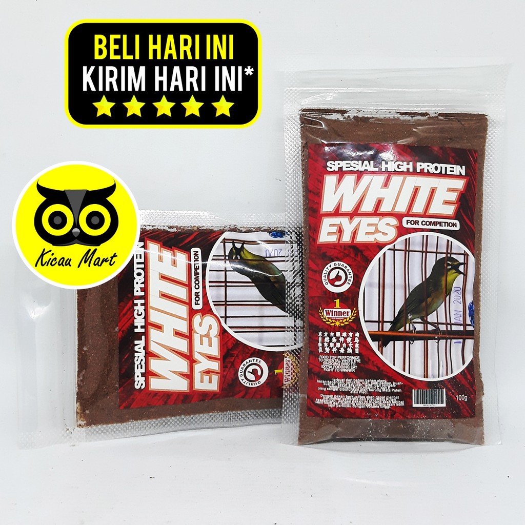 PAKAN MAKANAN LOMBA BURUNG PLECI CIBLEK VOER PUR WHITE EYES COMPETITON PROBIRD HIGH PROTEIN PWEMCSR