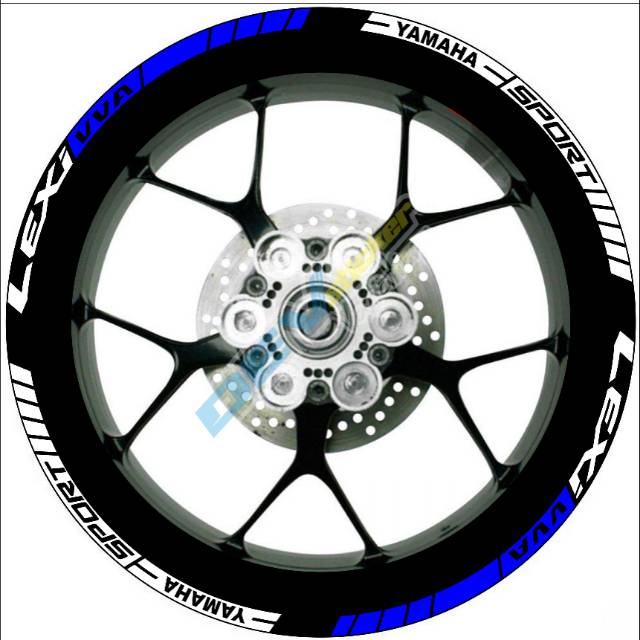 Sticker velg YAMAHA LEXI