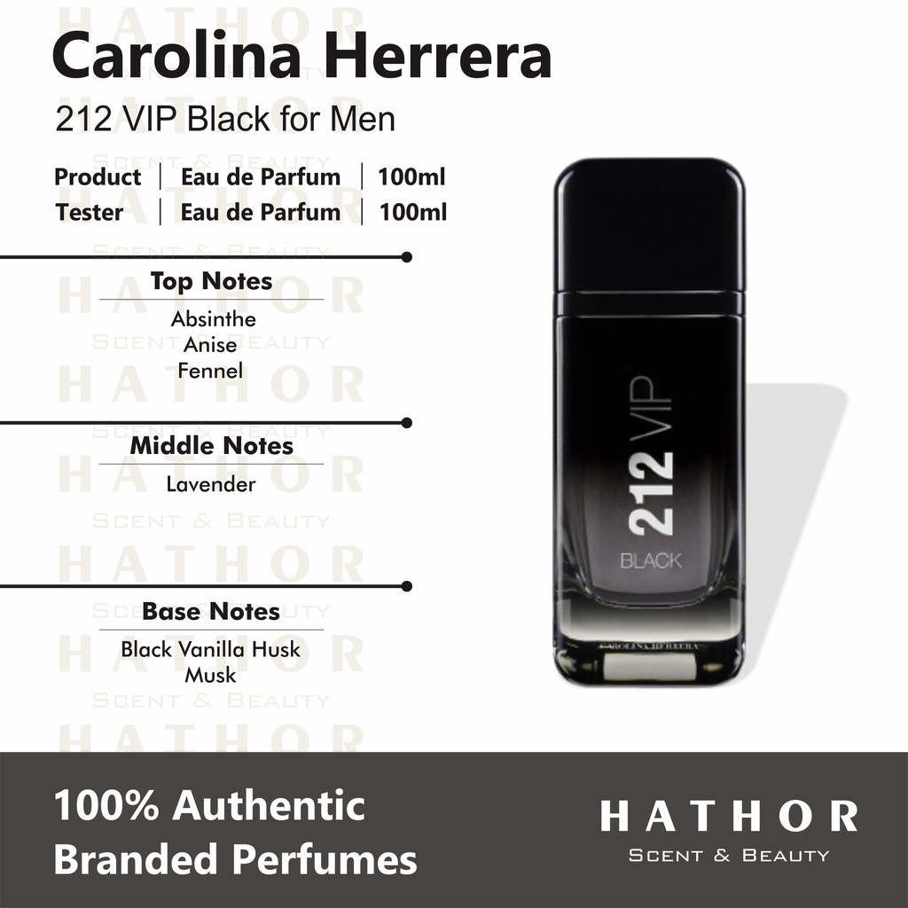 Carolina Herrera 212 VIP Black for Men - Carolina Herrera Parfum Original
