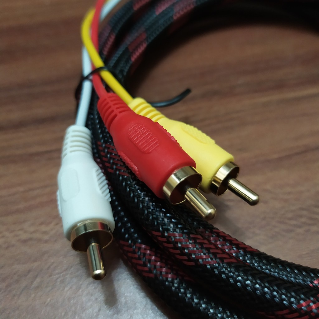 KABEL HDMI TO 3 RCA 1.5M ORIGINAL HIGH SPEED.