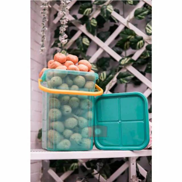 Toples Snack Luxen Eiffel 5 Liter Persegi - Food Box tempat kue Lebaran