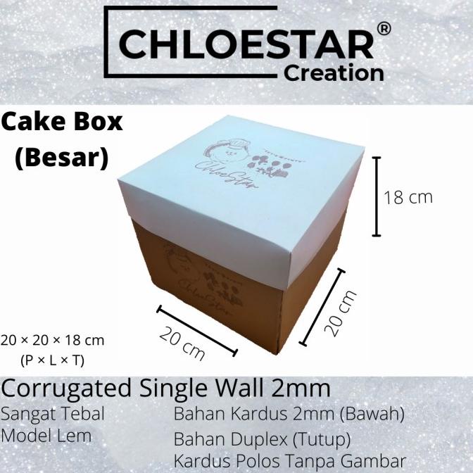 

[COD] Cake Box premium 202018cm [COD]