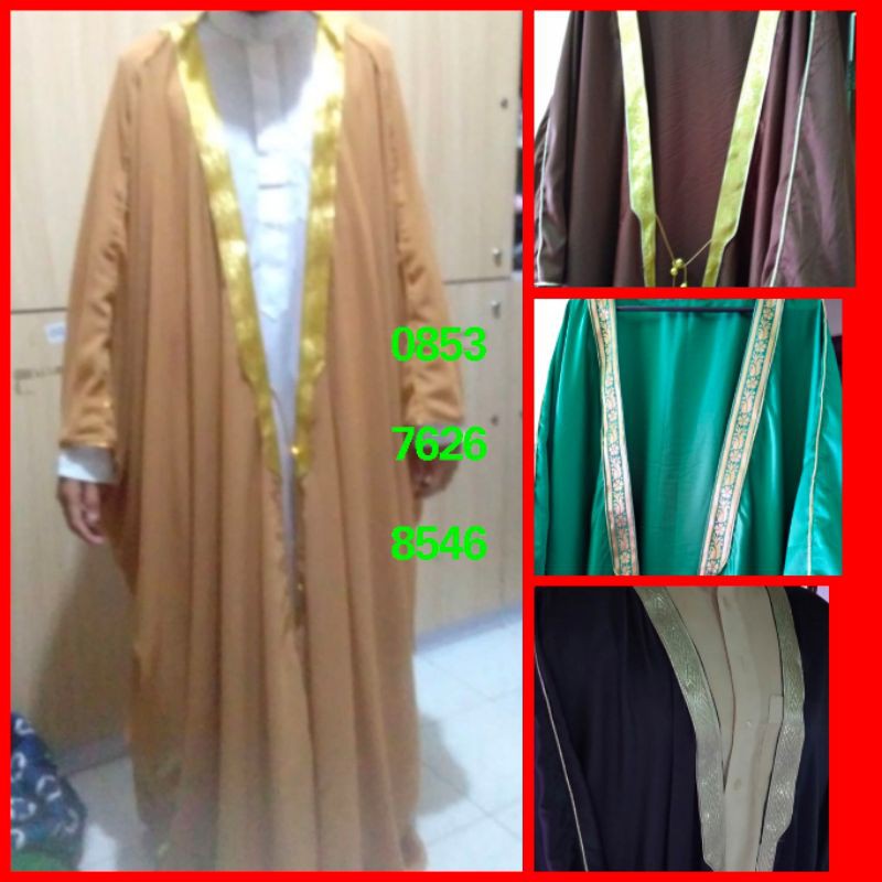 jubah luaran habaib ustad habib imam arab