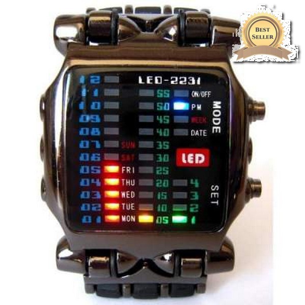 Jam Tangan SIRINE SHARK Tokyoflash LED Watch SHIRINE COWO Digital TVG