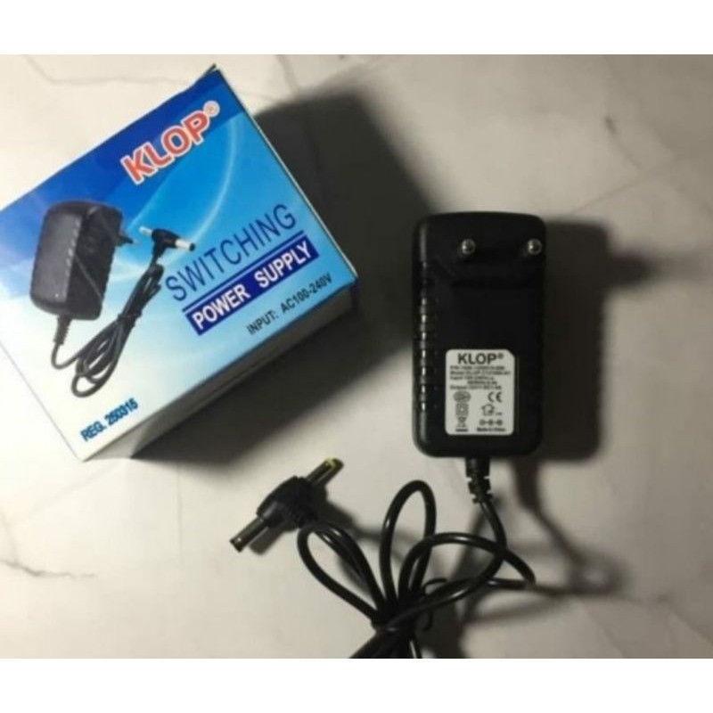 ADAPTOR 1A 12V DOUBLE JACK PROMO