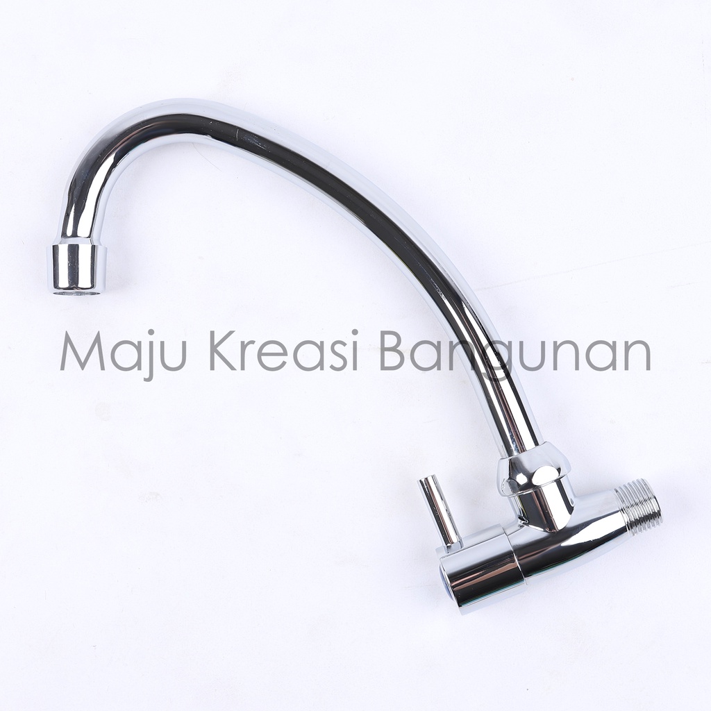 Kran Angsa ONDA V 638 S Keran Cuci Piring Dapur Kitchen Sink Tembok V638S Wastafel Tap