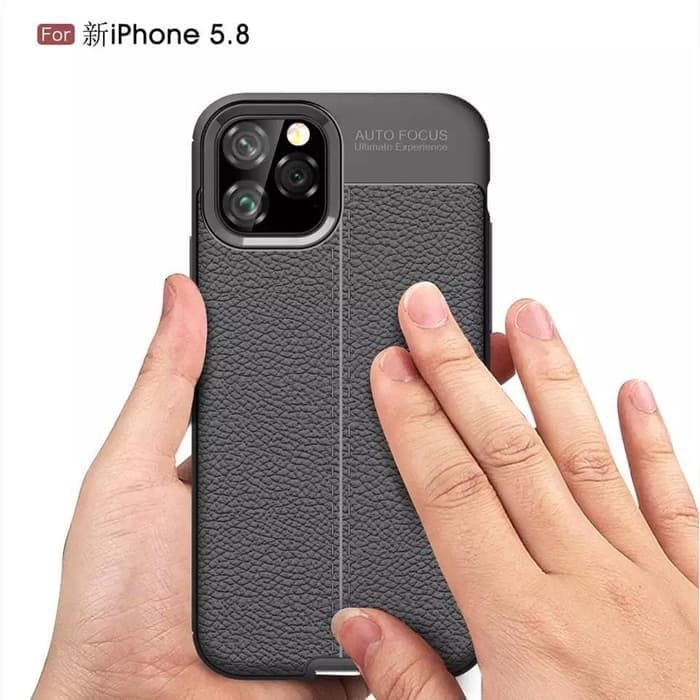 Black Case Jelly Auto Focus Kulit Jeruk Iphone 11 Pro