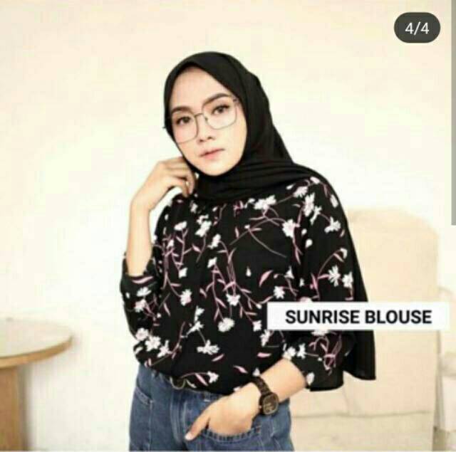 Kemeja sunrise monalisa blouse wanita