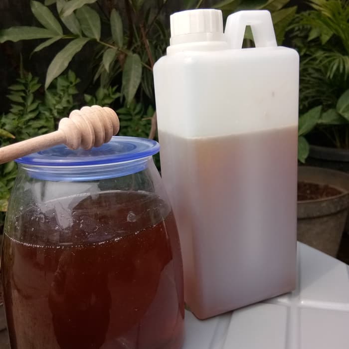 

Madu asli, nektar bunga rambutan. Netto 1000 gr