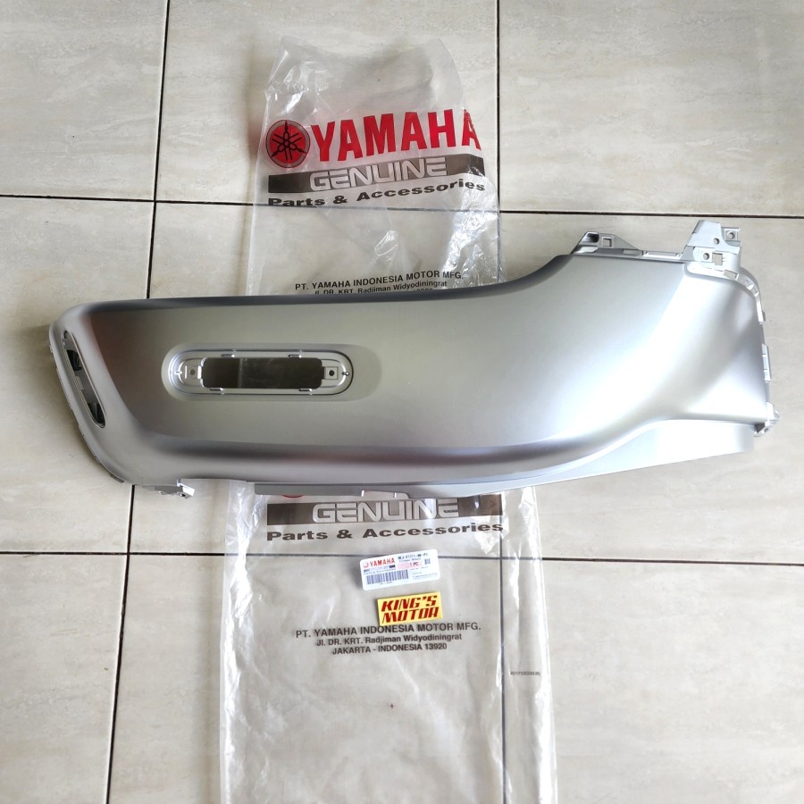 COVER BODY FAZZIO SILVER KIRI BEJ F1711 P3 ASLI YAMAHA
