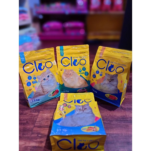 Cleo Cat Food 1.2kg / Kitten - Adult Makanan Kucing Cleo Murah