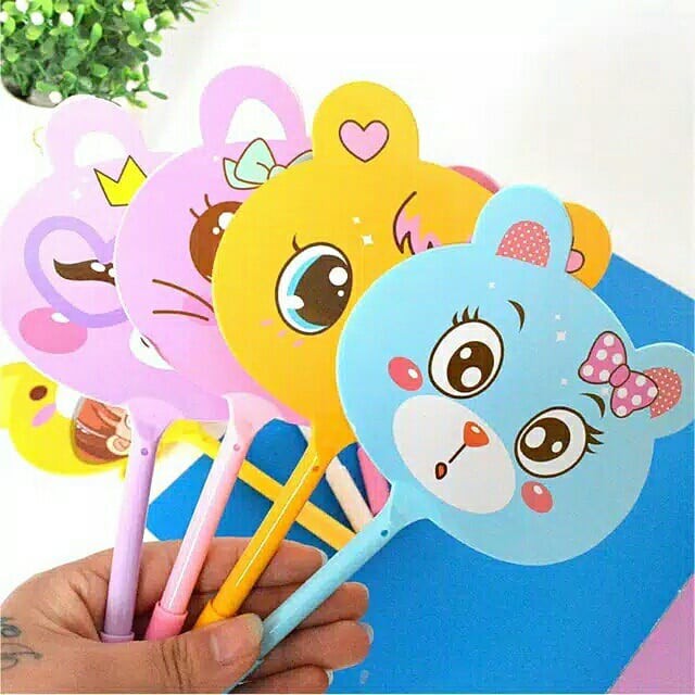 

Pena Pulpen Karakter Lucu Touch Me Buah Animal / Kipas Pulpen Unik Terbaru 1Pcs