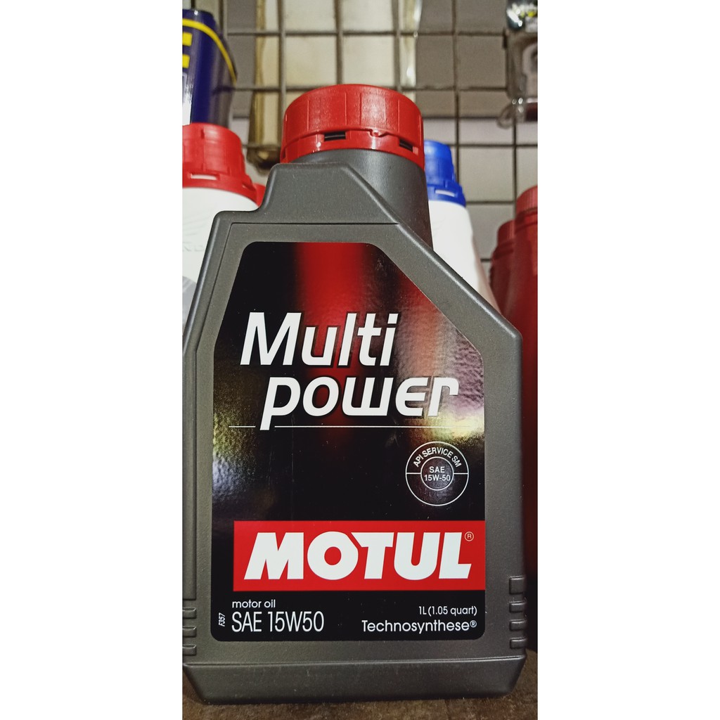 [4TAK] - MOTUL MULTI POWER - 15W50 - 1 LITER - OLI MESIN 4 TAK