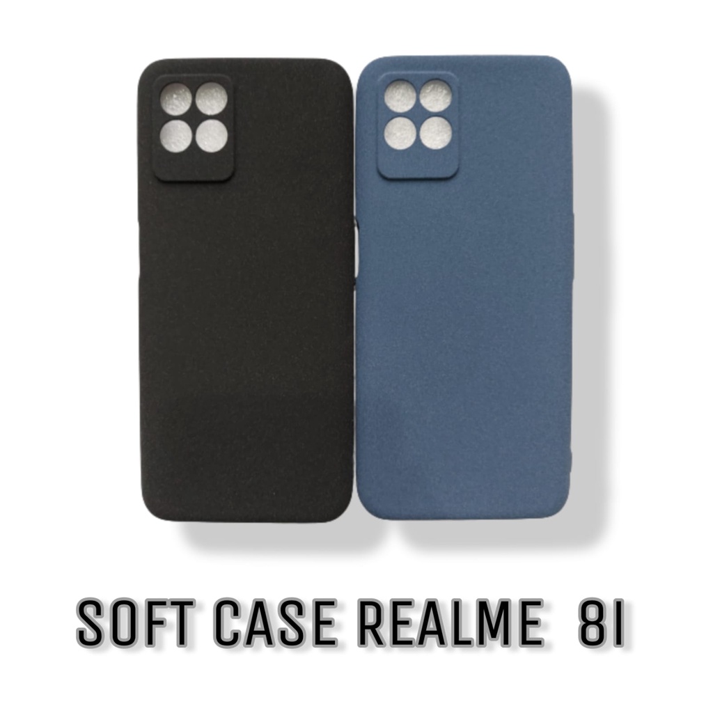 Case Terbaru REALME 8I 2021 Soft Case Matte Sanstone Ultra Thin Anti Fingerprint Casing Handphone