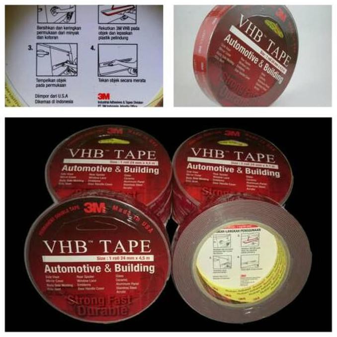 

PROMO MURAH Perekat 3M ORiGINAL VHB Besar 24 mm x 4.5 m