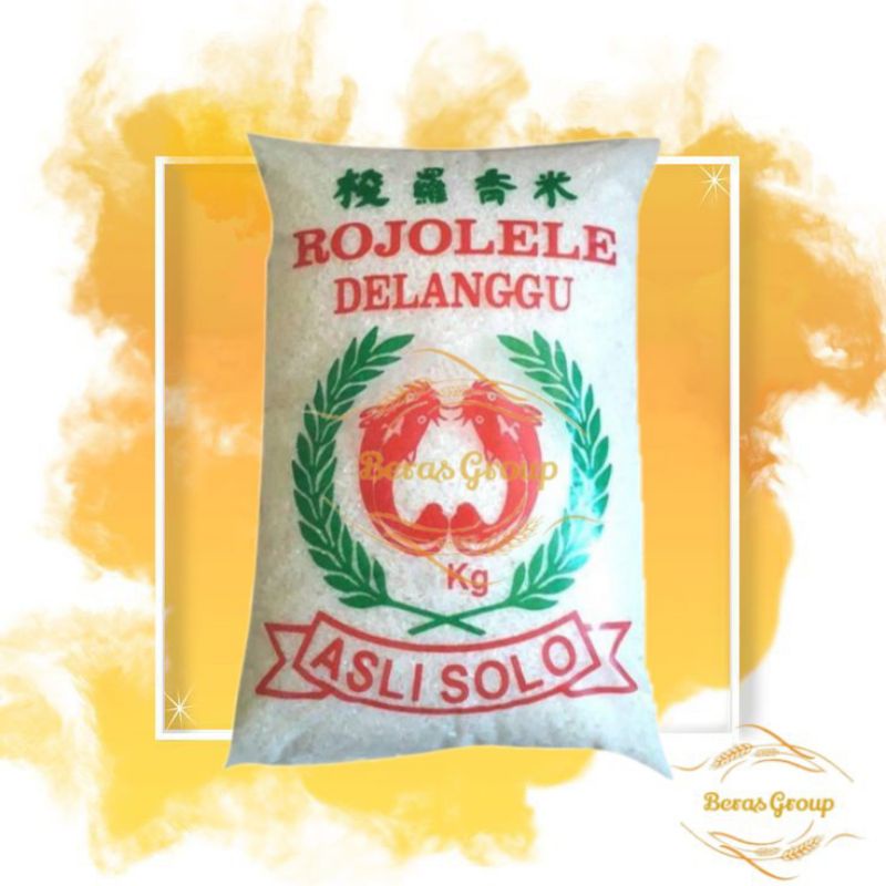 

BERAS ROJOLELE DELANGGU ASLI SOLO 5KG PULEN ENAK