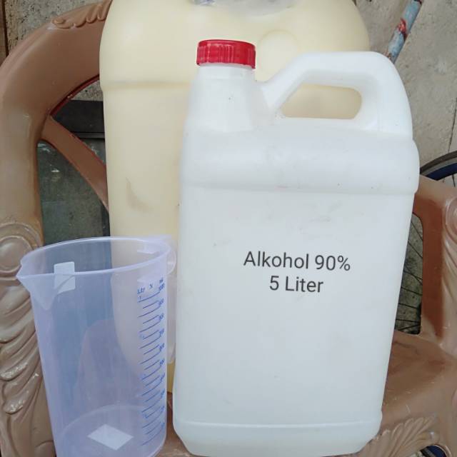 Alkohol 90% isi 5 liter khusus grab/gojek