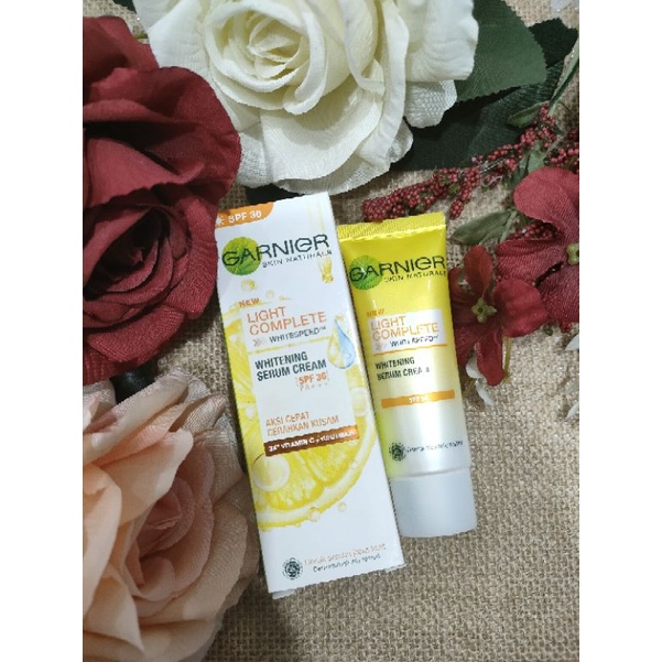 ☀️cahaya acc☀️GARNIER whitening serum cream spf 36