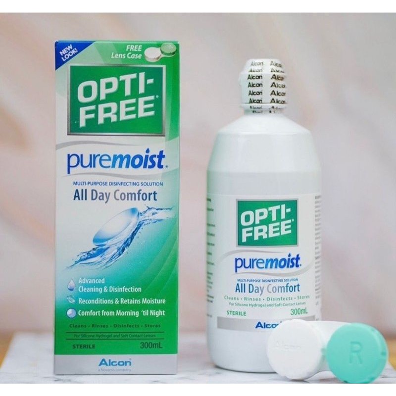 Cairan Pembersih Softlens Opti-Free Pure Moist 300ml by alcon / optifree puremoist by alcon